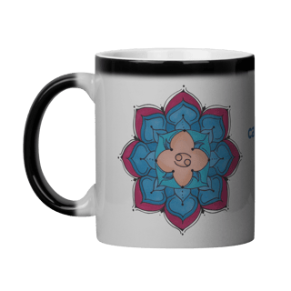 Nome do produto Caneca Mágica Mandala Signo de Câncer - 