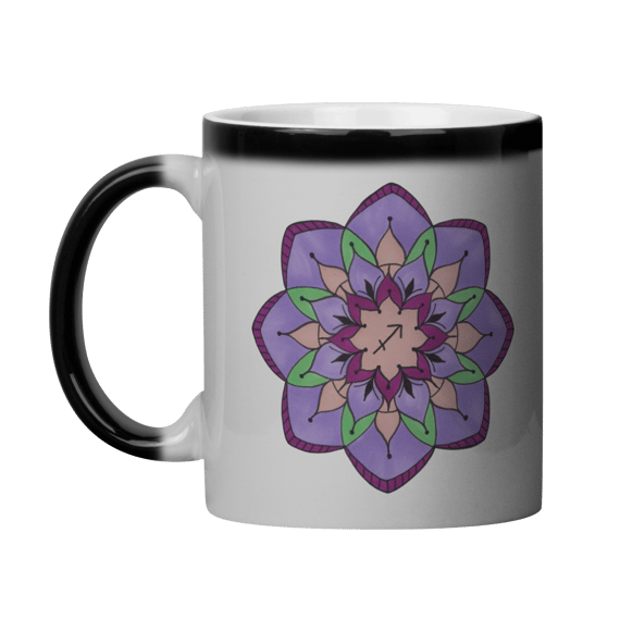 Caneca Mágica Mandala Signo de Sagitário - 