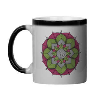 Nome do produto Caneca Mágica Mandala Signo de Capricórnio - 