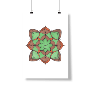 Nome do produto Pôster Mandala Signo de Touro - Retrato