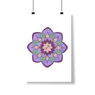 Nome do produto Pôster Mandala Signo de Sagitário - Retrato