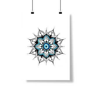 Nome do produto Pôster Retrato Olho Grego – 