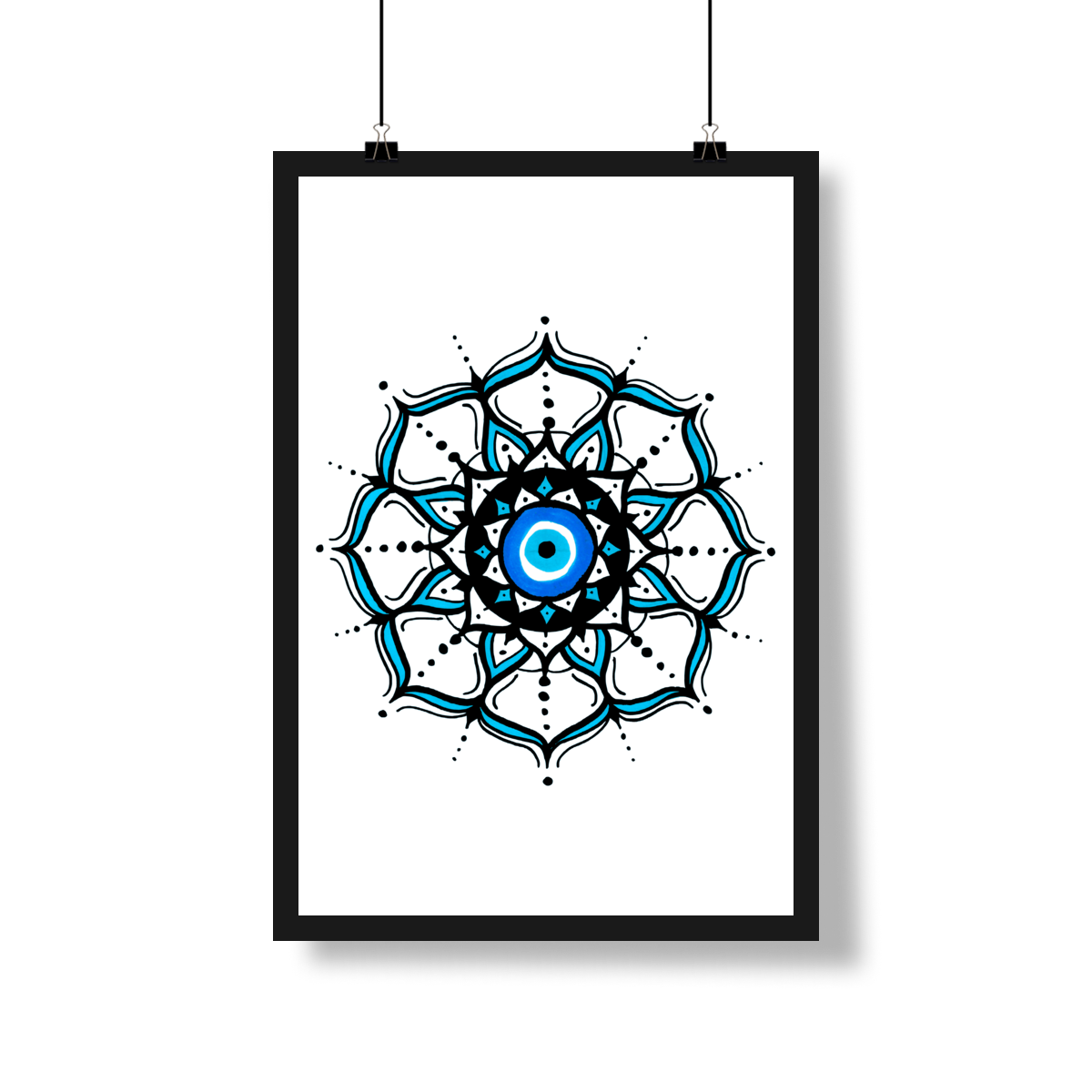 Nome do produto: Pôster Retrato Olho Grego – \