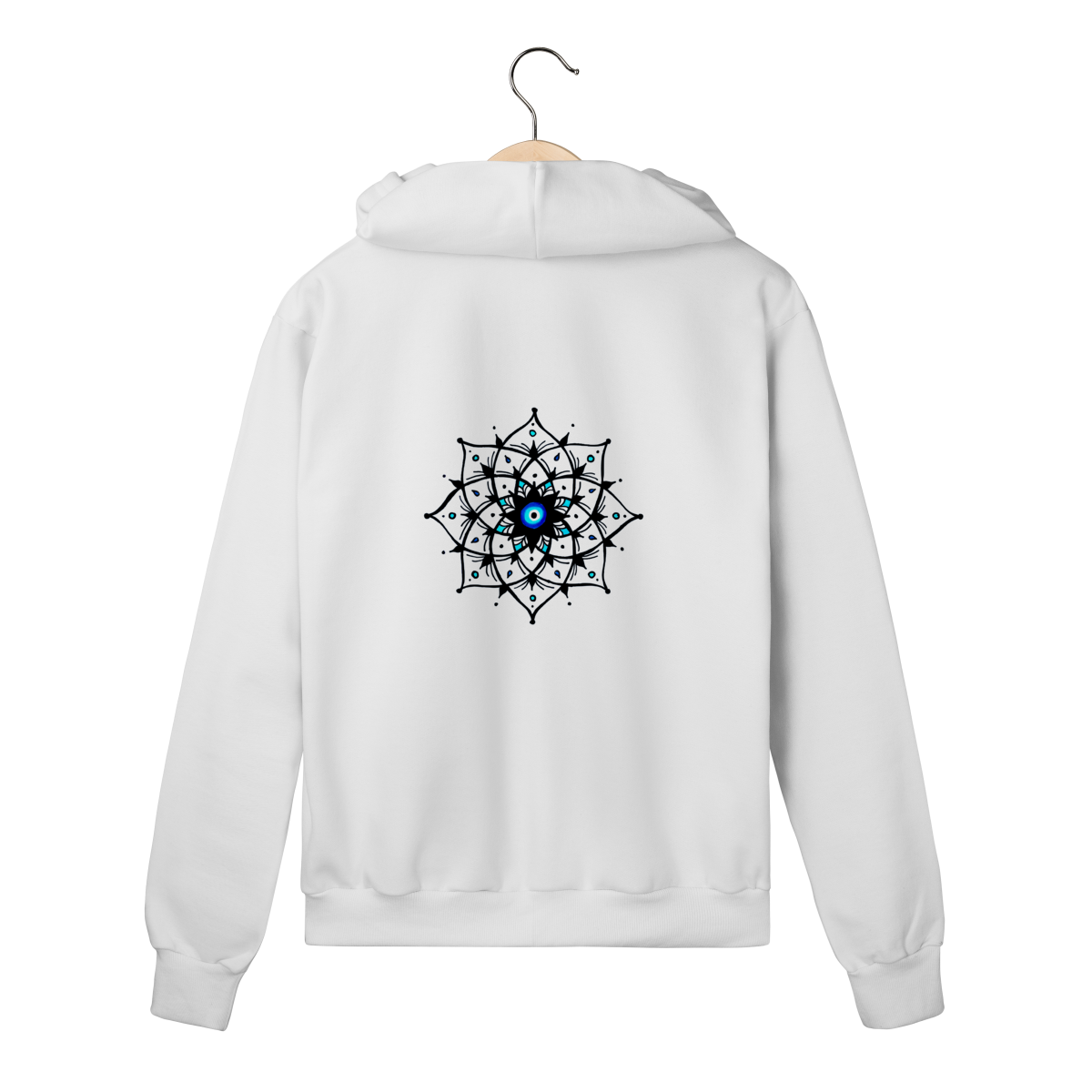 Nome do produto: Moletom Com Zíper Olho Grego – \