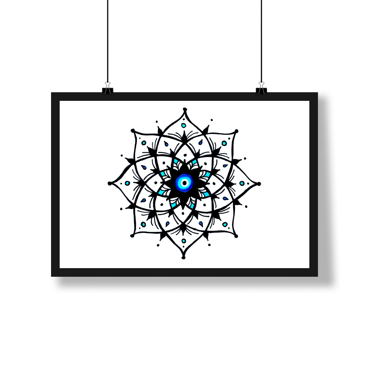 Nome do produto: Pôster Paisagem Olho Grego – \