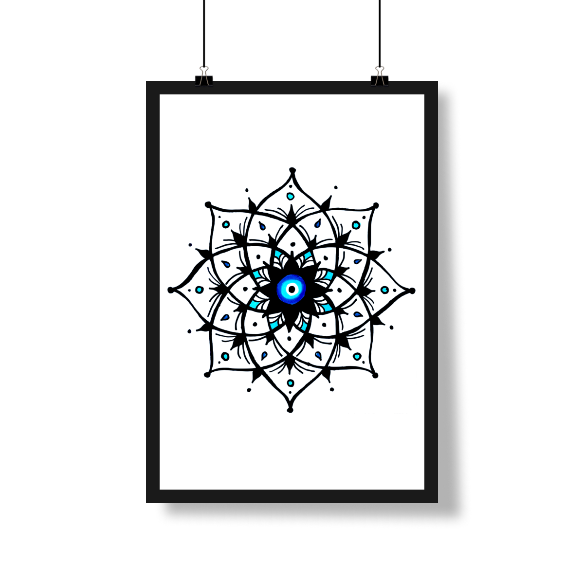 Nome do produto: Pôster Retrato Olho Grego – \