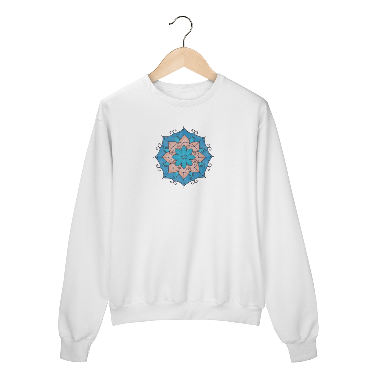 Nome do produto: Moletom Fechado Aquário