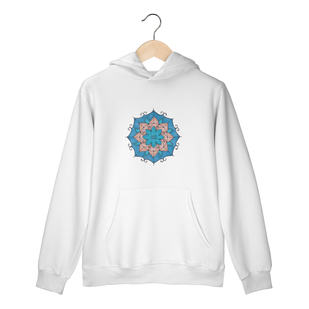 Nome do produto: Moletom Canguru Aquário