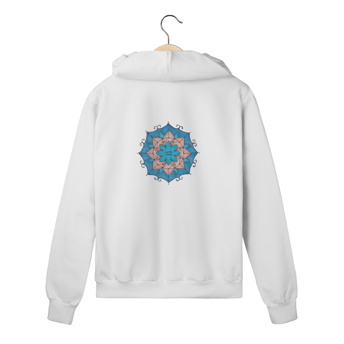 Nome do produto: Moletom Com Zíper Aquário