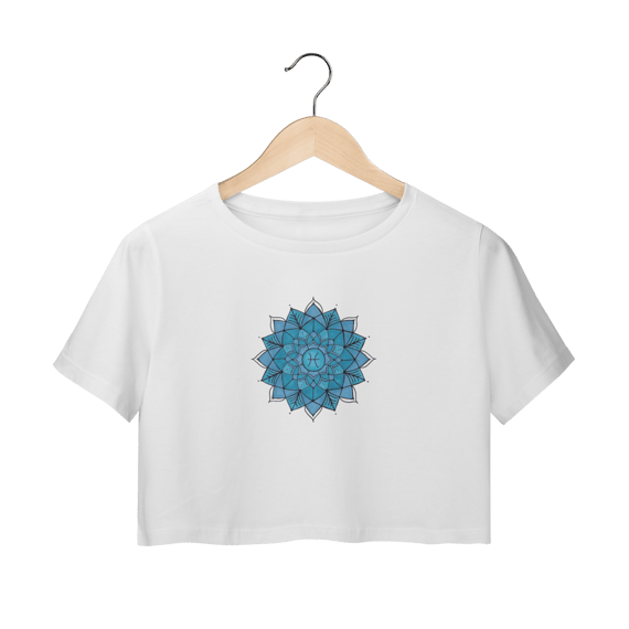 Camiseta Cropped Peixes