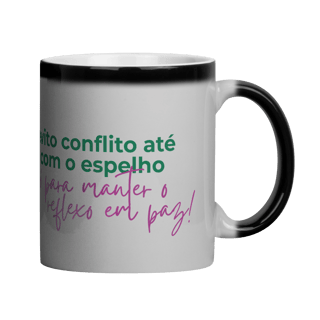 Nome do produto Caneca Mágica Mandala Signo de Libra - 