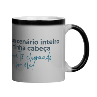 Nome do produto Caneca Mágica Mandala Signo de Peixes - 