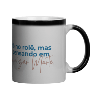 Nome do produto Caneca Mágica Mandala Signo de Aquário - 