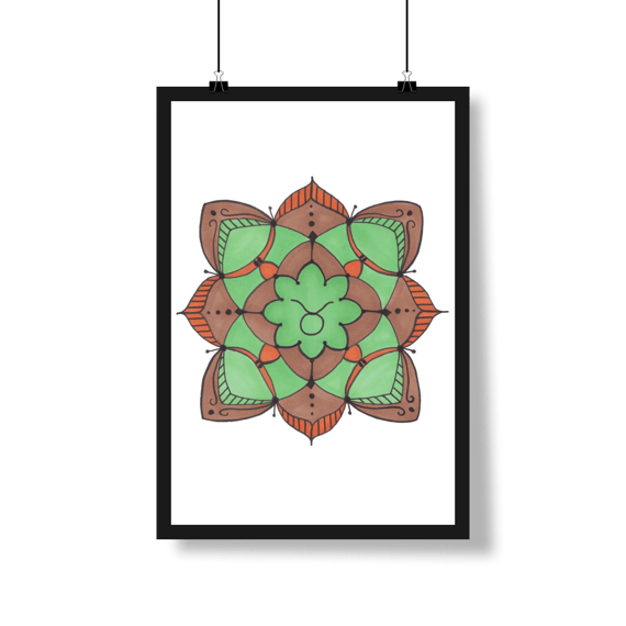 Pôster Mandala Signo de Touro - Retrato