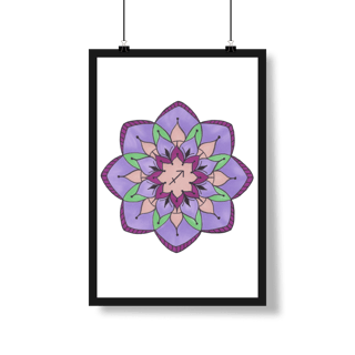 Pôster Mandala Signo de Sagitário - Retrato