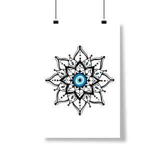 Nome do produto Poster Retrato Olho Grego – 