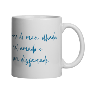 Nome do produto Caneca Mandala Olho Grego – Xô, Inveja! – Livrai-me do mau olhado, mal amado e do bem disfarçado