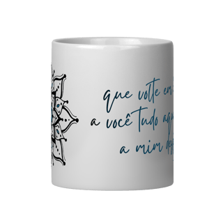 Nome do produto Caneca Mandala Olho Grego – Escudo da Intuição – Que volte em dobro a você tudo que a mim deseja