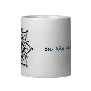 Nome do produto Caneca Mandala Olho Grego – Escudo da Intuição – Eu não ando só