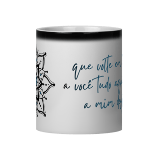 Nome do produto Caneca Mágica Mandala Olho Grego – Escudo da Intuição – Que volte em dobro a você tudo que a mim deseja