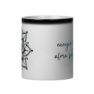 Nome do produto Caneca Mágica Mandala Olho Grego – Escudo da Intuição – Energia leve, alma protegida