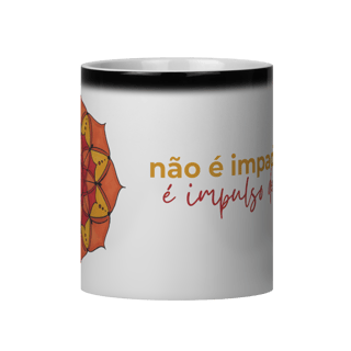 Nome do produto Caneca Mágica Mandala Signo de Áries - 