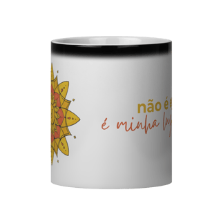 Nome do produto Caneca Mágica Mandala Signo de Leão - 