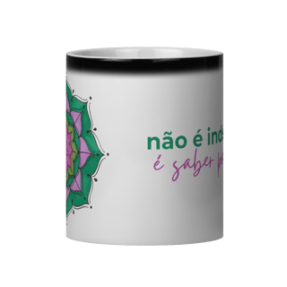 Nome do produto Caneca Mágica Mandala Signo de Libra - 