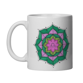 Nome do produto Caneca Mandala Signo de Libra - 