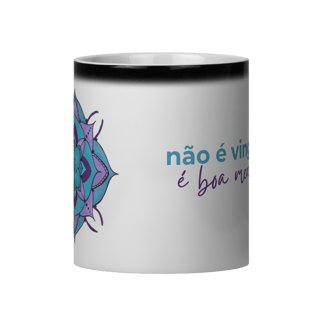 Nome do produto Caneca Mágica Mandala Signo de Escorpião - 