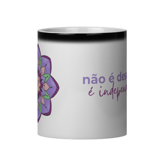 Nome do produto Caneca Mágica Mandala Signo de Sagitário - 