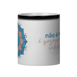 Nome do produto Caneca Mágica Mandala Signo de Aquário - 