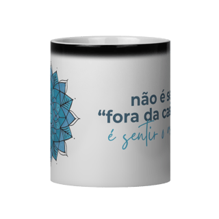 Nome do produto Caneca Mágica Mandala Signo de Peixes - 