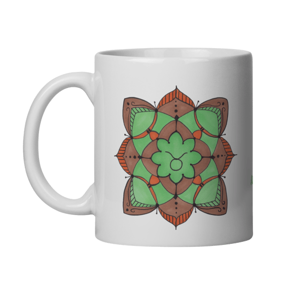 Caneca Mandala Signo de Touro - 