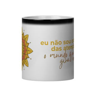 Nome do produto Caneca Mágica Mandala Signo de Leão - 