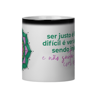 Nome do produto Caneca Mágica Mandala Signo de Libra - 