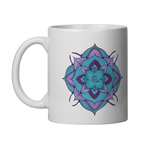 Caneca Mandala Signo de Escorpião - 