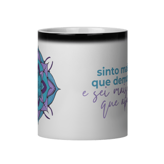 Nome do produto Caneca Mágica Mandala Signo de Escorpião - 