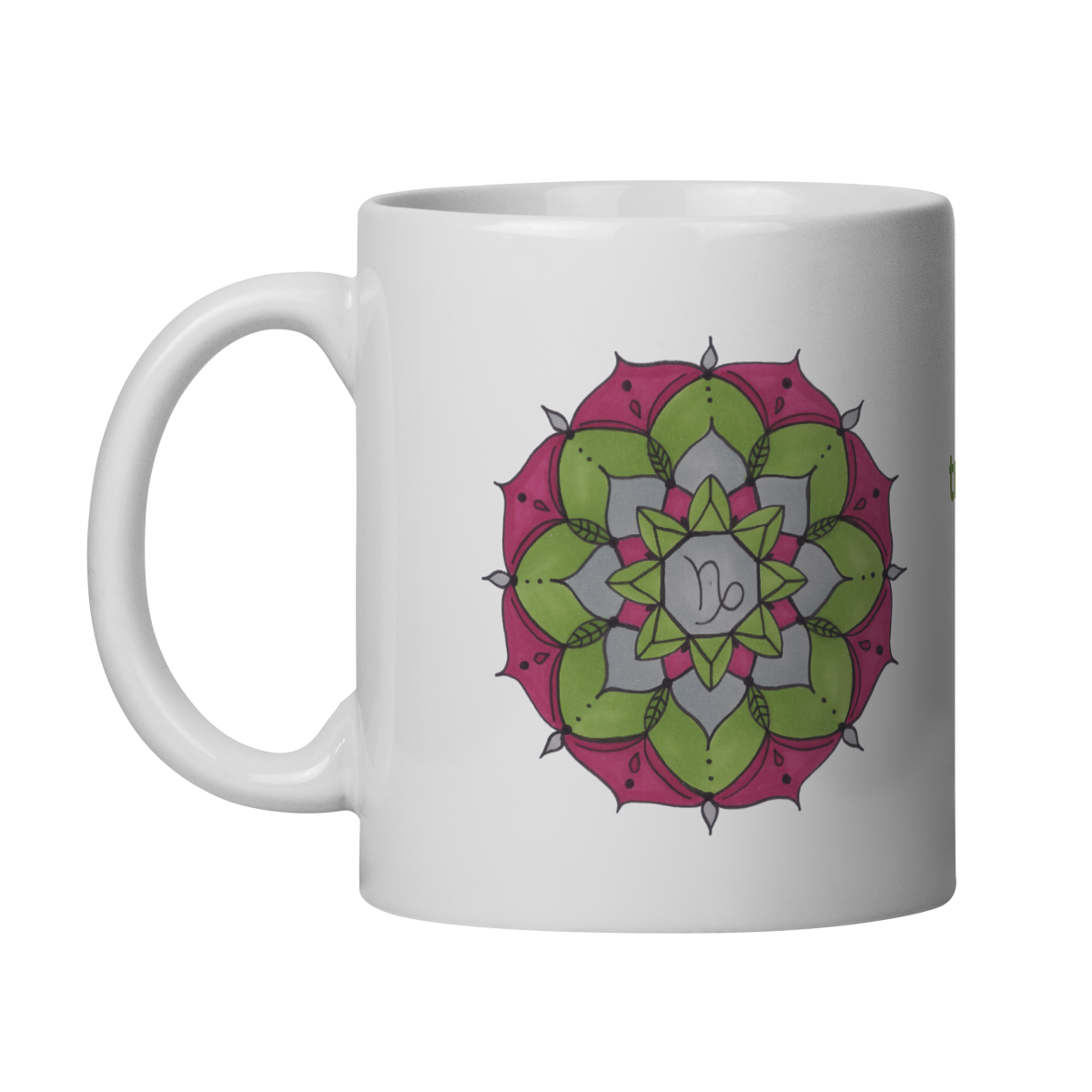 Nome do produto: Caneca Mandala Signo de Capricórnio - \