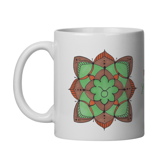 Caneca Mandala Signo de Touro - 