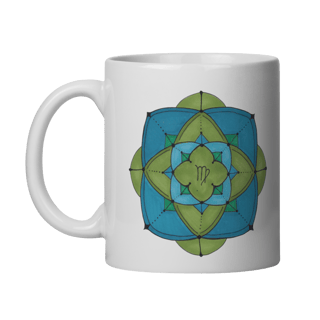 Nome do produto Caneca Mandala Signo de Virgem - 