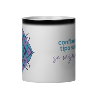 Nome do produto Caneca Mágica Mandala Signo de Escorpião - 