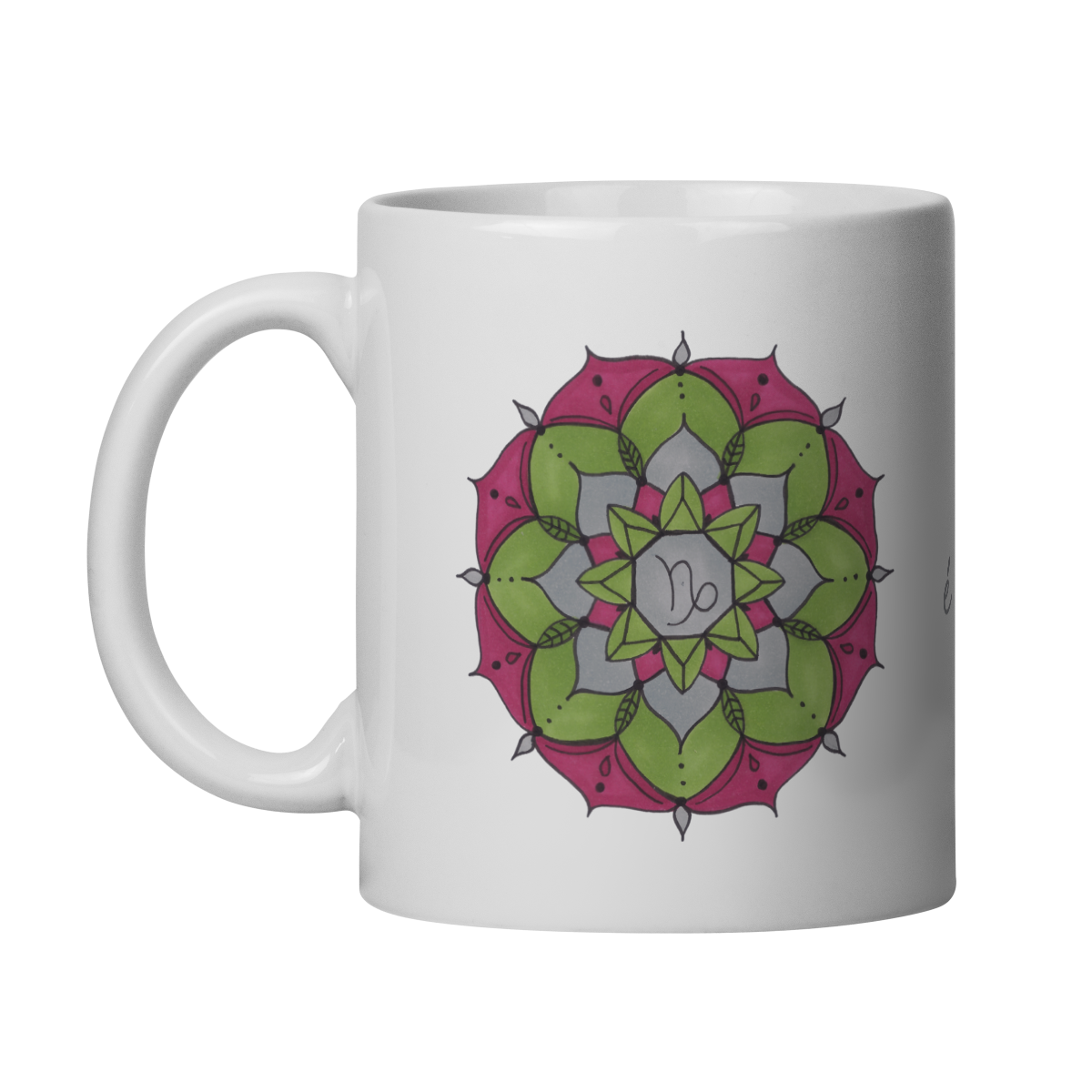Nome do produto: Caneca Mandala Signo de Capricórnio - \