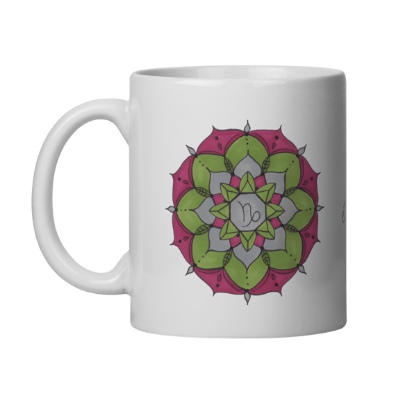 Caneca Mandala Signo de Capricórnio - 
