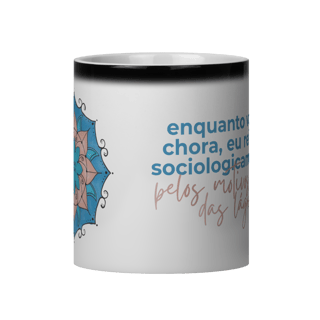Nome do produto Caneca Mágica Mandala Signo de Aquário - 