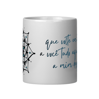 Nome do produto Caneca Mandala Olho Grego – Xô, Inveja! – Que volte em dobro a você tudo que a mim deseja