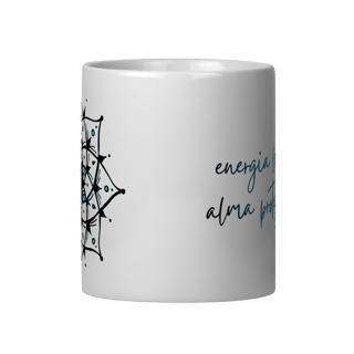 Nome do produto Caneca Mandala Olho Grego – Xô, Inveja! – Energia leve, alma protegida