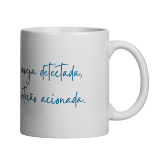 Nome do produto Caneca Mandala Olho Grego – Escudo da Intuição – Inveja detectada, proteção acionada