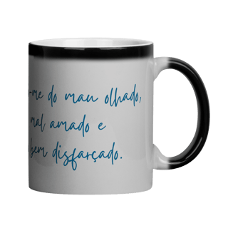 Nome do produto Caneca Mágica Mandala Olho Grego – Escudo da Intuição – Livrai-me do mau olhado, mal amado e do bem disfarçado