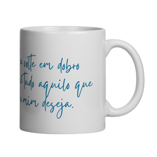Nome do produto Caneca Mandala Olho Grego – Guardião Azul – Que volte em dobro a você tudo que a mim deseja
